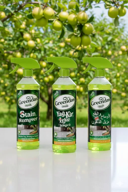 GREENDAS oil dirt stain remover product packaging